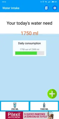 Water Intake - Drink Water Reminder android App screenshot 5